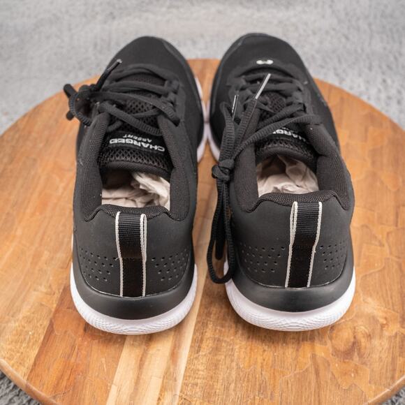 Under Armour Charged Assert 9 3024591-001 Womens Black Running Shoes Sz US 10.5 - Picture 4 of 8